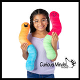 NEW - Large Gummy Worm Candy Plush - Plushie Stuffed Toys