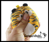 Plush Safari Zoo Animal Sugar Ball - Thick Glue/Gel Stretch Ball - Molasses Syrup Ultra Squishy and Moldable Slow Rise Relaxing Sensory Fidget Stress Toy