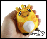 Plush Safari Zoo Animal Sugar Ball - Thick Glue/Gel Stretch Ball - Molasses Syrup Ultra Squishy and Moldable Slow Rise Relaxing Sensory Fidget Stress Toy