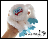 NEW - Small Yeti Plush - Cute Hamburger Stuffed Toys Abominable Snowman Winter