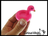 Small 1.5" Pool Float Theme Rubber Ducks - Rubber Duckies - Cute Novelty Prize Reward Giveaway Summer Duck Flamingo Unicorn