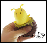 NEW - Bee in Hive Pop Ups - Adorable Peek a Boo - Pop Up Animals - Cute Squeeze Toy - Fun Fidget - Unique OT Hand Strength, Fine Motor