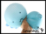 Jumbo 8" Axolotl Puffer Air- Filled Squeeze Stress Balls - Walking Fish  -  Sensory, Stress, Fidget Toy