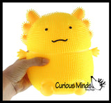 Jumbo 8" Axolotl Puffer Air- Filled Squeeze Stress Balls - Walking Fish  -  Sensory, Stress, Fidget Toy