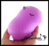 NEW - Capybara Puffer Air- Filled Squeeze Stress Balls - Large Rodent  -  Sensory, Stress, Fidget Toy