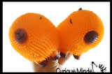 NEW - Capybara Puffer Air- Filled Squeeze Stress Balls - Large Rodent  -  Sensory, Stress, Fidget Toy