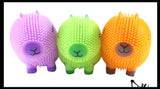 NEW - Capybara Puffer Air- Filled Squeeze Stress Balls - Large Rodent  -  Sensory, Stress, Fidget Toy