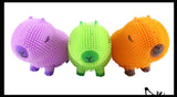 NEW - Capybara Puffer Air- Filled Squeeze Stress Balls - Large Rodent  -  Sensory, Stress, Fidget Toy