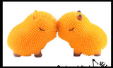 NEW - Capybara Puffer Air- Filled Squeeze Stress Balls - Large Rodent  -  Sensory, Stress, Fidget Toy