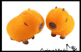 NEW - Capybara Puffer Air- Filled Squeeze Stress Balls - Large Rodent  -  Sensory, Stress, Fidget Toy