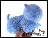 Shaggy Cat and Mop Dog - Large Puffer Balls - Sensory Therapy Fidget Stress Balls - OT Autism SPD