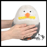 NEW - Seagull Puffer Air- Filled Squeeze Stress Balls Gull Pigeon -  Sensory, Stress, Fidget Toy