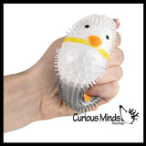 NEW - Seagull Puffer Air- Filled Squeeze Stress Balls Gull Pigeon -  Sensory, Stress, Fidget Toy