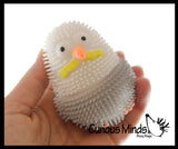 NEW - Seagull Puffer Air- Filled Squeeze Stress Balls Gull Pigeon -  Sensory, Stress, Fidget Toy