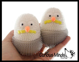 NEW - Seagull Puffer Air- Filled Squeeze Stress Balls Gull Pigeon -  Sensory, Stress, Fidget Toy