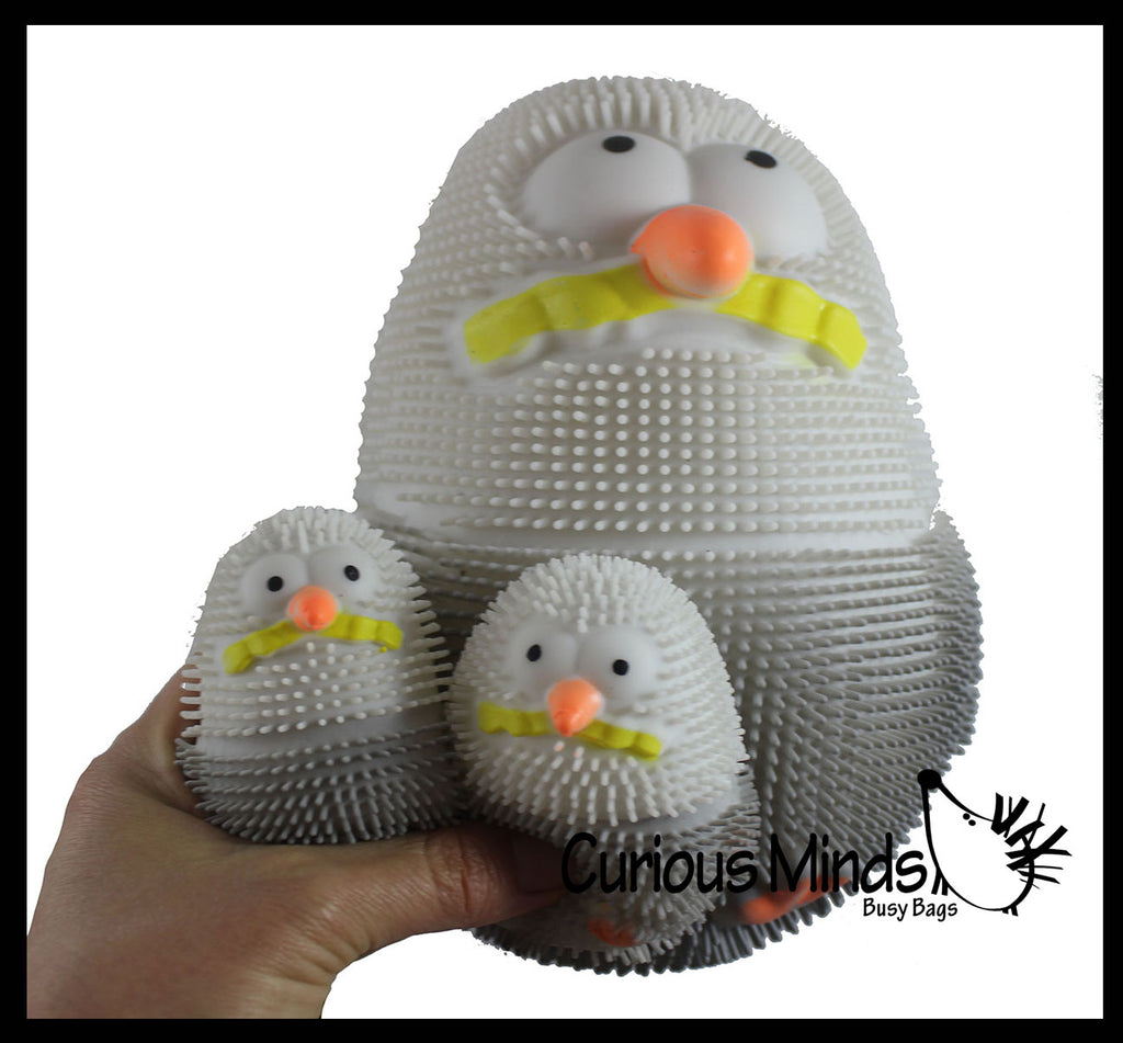 NEW - Seagull Puffer Air- Filled Squeeze Stress Balls Gull Pigeon -  Sensory, Stress, Fidget Toy