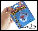 Rock, Paper, Scissors, Shoot Fidget Toy with Keyring - Mini Game Spinner