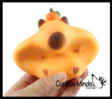 NEW - Capybara Stretchy Sand Filled - Lover Sensory Fidget Toy Weighted Cute Colorful Capys