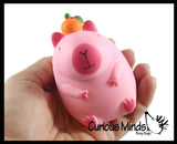 NEW - Capybara Stretchy Sand Filled - Lover Sensory Fidget Toy Weighted Cute Colorful Capys