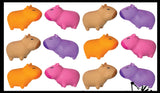 NEW - Capybara Realistic Stretchy Sand Filled - Lover Sensory Fidget Toy Weighted Cute Colorful Capys