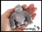 Sand Filled Stretchy Smash Gorilla Animals - Ape Lover Sensory Fidget Toy Weighted