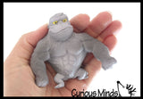 Sand Filled Stretchy Smash Gorilla Animals - Ape Lover Sensory Fidget Toy Weighted