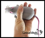 Rat Stretchy Sand Filled Mouse -Gross Sensory Fidget Toy Moldable Fun