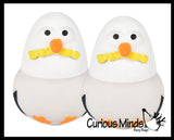 NEW - Seagull Squishy Squeeze Stress Ball Soft Doh Filling - Like Shaving Cream - Sensory Gull Pigeon, Fidget Toy