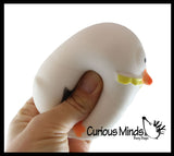 NEW - Seagull Squishy Squeeze Stress Ball Soft Doh Filling - Like Shaving Cream - Sensory Gull Pigeon, Fidget Toy