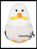 NEW - Seagull Squishy Squeeze Stress Ball Soft Doh Filling - Like Shaving Cream - Sensory Gull Pigeon, Fidget Toy