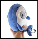 NEW - Plush Seal in Costume -  Stuffed Animal Toy - Soft Plushie Stuffie - Ocean Sea Narwhal, Dolphin, Shark Dressed Up