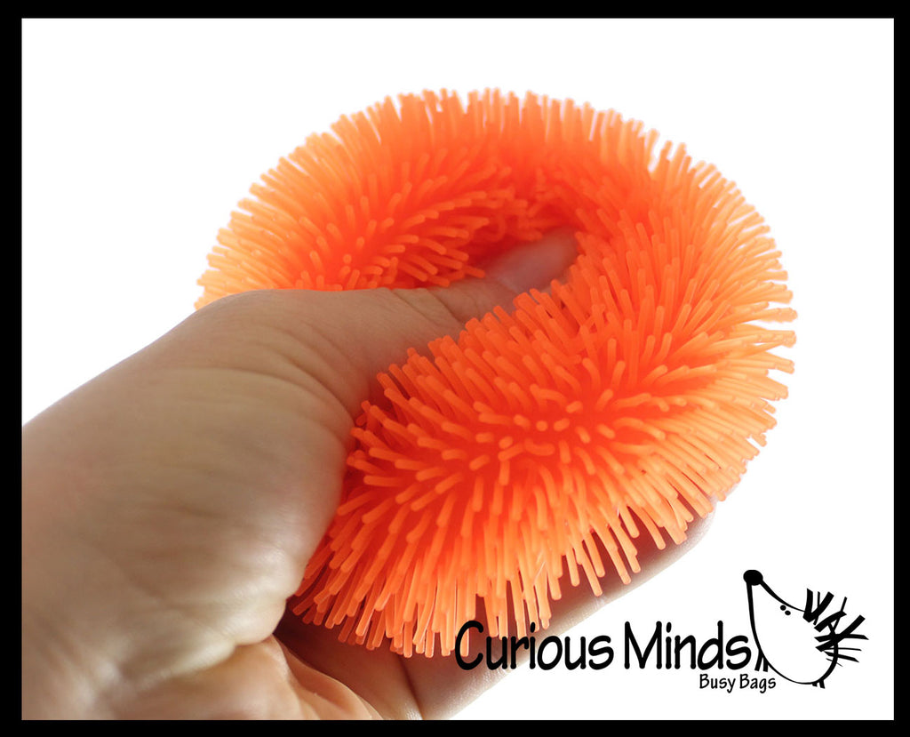 NEW - Hairy Textured Super Amazing Soft Doh Filled Stretch Ball - Ultra Squishy and Moldable Dough Relaxing Sensory Fidget Stress Toy