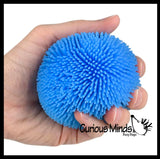 NEW - Hairy Textured Super Amazing Soft Doh Filled Stretch Ball - Ultra Squishy and Moldable Dough Relaxing Sensory Fidget Stress Toy