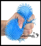 NEW - Hairy Textured Super Amazing Soft Doh Filled Stretch Ball - Ultra Squishy and Moldable Dough Relaxing Sensory Fidget Stress Toy