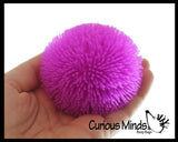 NEW - Hairy Textured Super Amazing Soft Doh Filled Stretch Ball - Ultra Squishy and Moldable Dough Relaxing Sensory Fidget Stress Toy