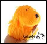 Shaggy Mop Dog 6" Puffer Ball - Sensory Therapy Fidget Stress Balls - OT Autism SPD