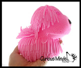 Shaggy Mop Dog 6" Puffer Ball - Sensory Therapy Fidget Stress Balls - OT Autism SPD