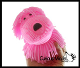 Shaggy Mop Dog 6" Puffer Ball - Sensory Therapy Fidget Stress Balls - OT Autism SPD