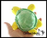 Small Plush Turtles - Mini Novelty Prize Reward Party Favor Cheap Gift Stuffies Stuffed Animals