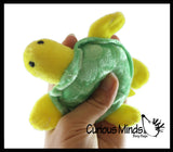 Small Plush Turtles - Mini Novelty Prize Reward Party Favor Cheap Gift Stuffies Stuffed Animals