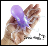 NEW - Gooey Gel Filled Octopus Fidget Stress Toy - Soft Squishy Stress Ball