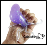 NEW - Gooey Gel Filled Octopus Fidget Stress Toy - Soft Squishy Stress Ball