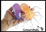 NEW - Gooey Gel Filled Octopus Fidget Stress Toy - Soft Squishy Stress Ball