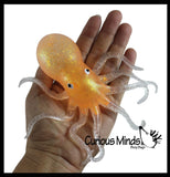 NEW - Gooey Gel Filled Octopus Fidget Stress Toy - Soft Squishy Stress Ball