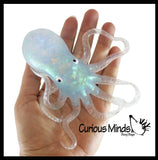 NEW - Gooey Gel Filled Octopus Fidget Stress Toy - Soft Squishy Stress Ball