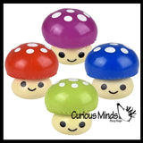 NEW - Mushroom Splat Ball -  Water Filled Splat Stress Ball - Throw to Make it Splat and Watch it Come Back Shroom Fungus