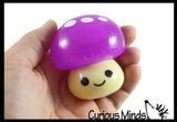 NEW - Mushroom Splat Ball -  Water Filled Splat Stress Ball - Throw to Make it Splat and Watch it Come Back Shroom Fungus