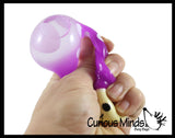 NEW - Mushroom Splat Ball -  Water Filled Splat Stress Ball - Throw to Make it Splat and Watch it Come Back Shroom Fungus