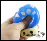 NEW - Mushroom Splat Ball -  Water Filled Splat Stress Ball - Throw to Make it Splat and Watch it Come Back Shroom Fungus