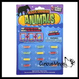 Sponge Capsules - Place in Water and Little Sponge Animals Come Out - Farm Critter Toy Bath Fun Science Expanding Novelty Magic